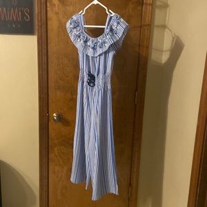 Knit works girls one piece summer jumpsuit size 12